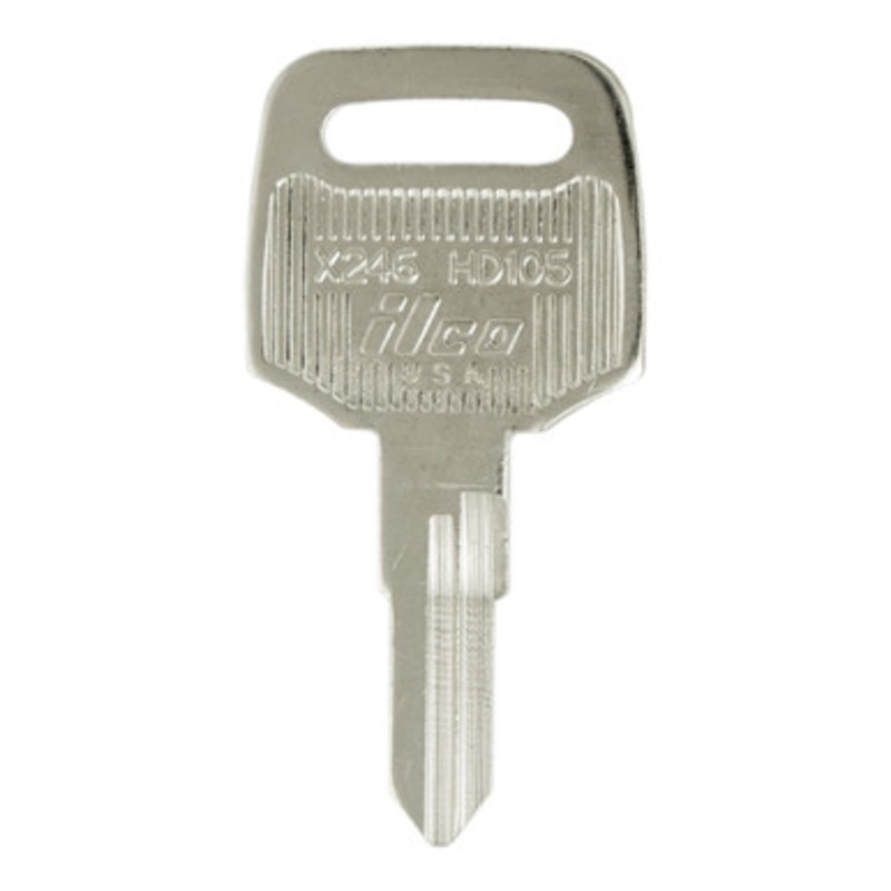 ILCO AF01645002 HD105 Motorcycle Mechanical Key, Pack of 10