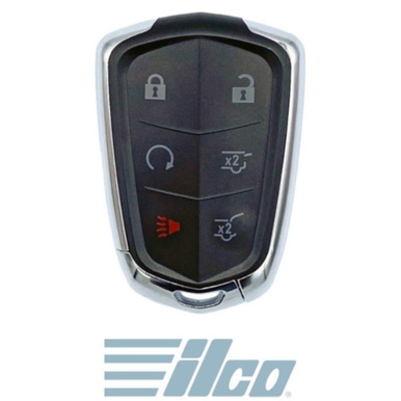 ILCO Cadillac 6 Button Smart Key HYQ2EB, 13598512, 433 MHz – Aftermarket