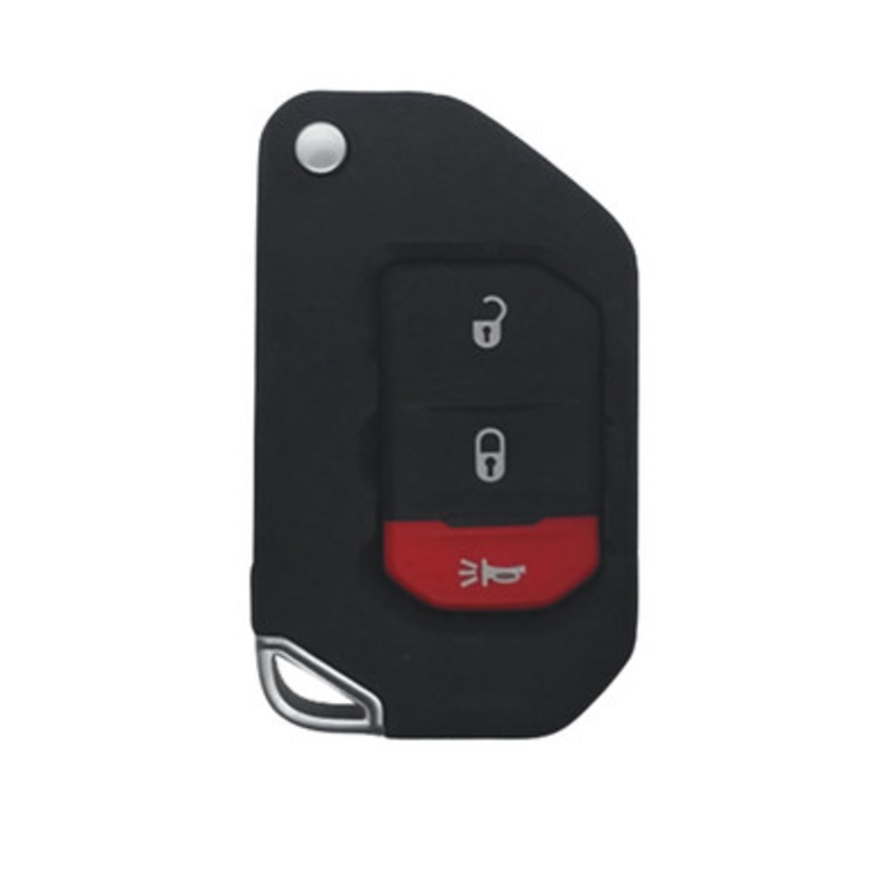 Jeep 3 Button Flip Key Case