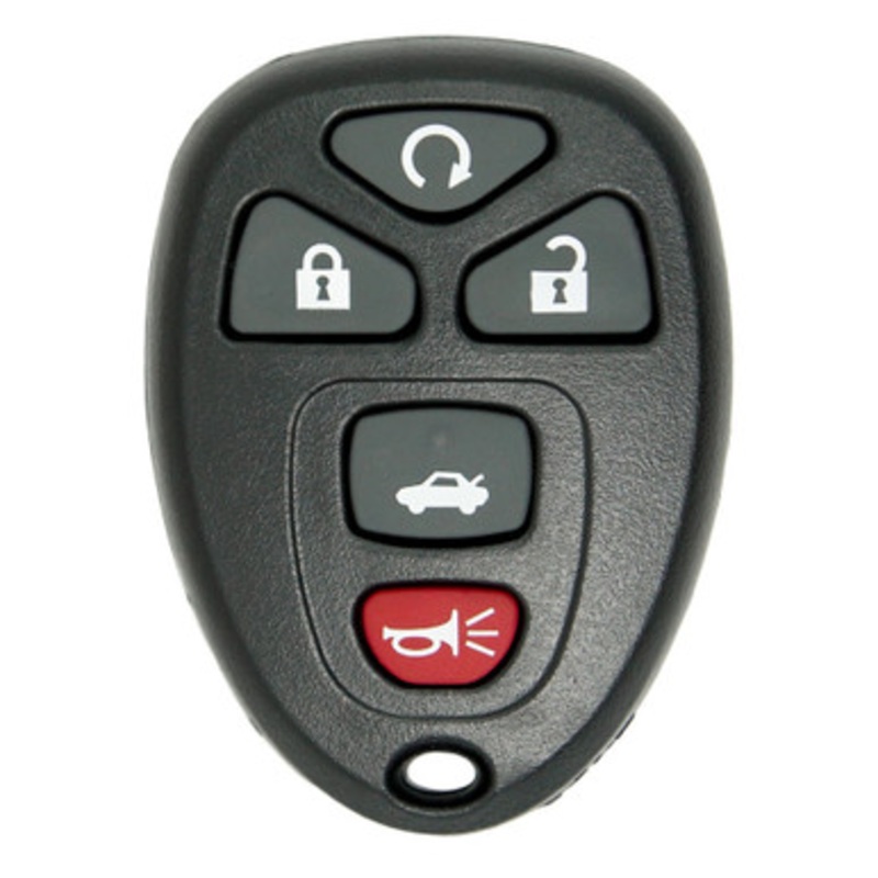 Keyless2Go Buick Chevrolet Pontiac 5-Button Remote KOBGT04A 22733524