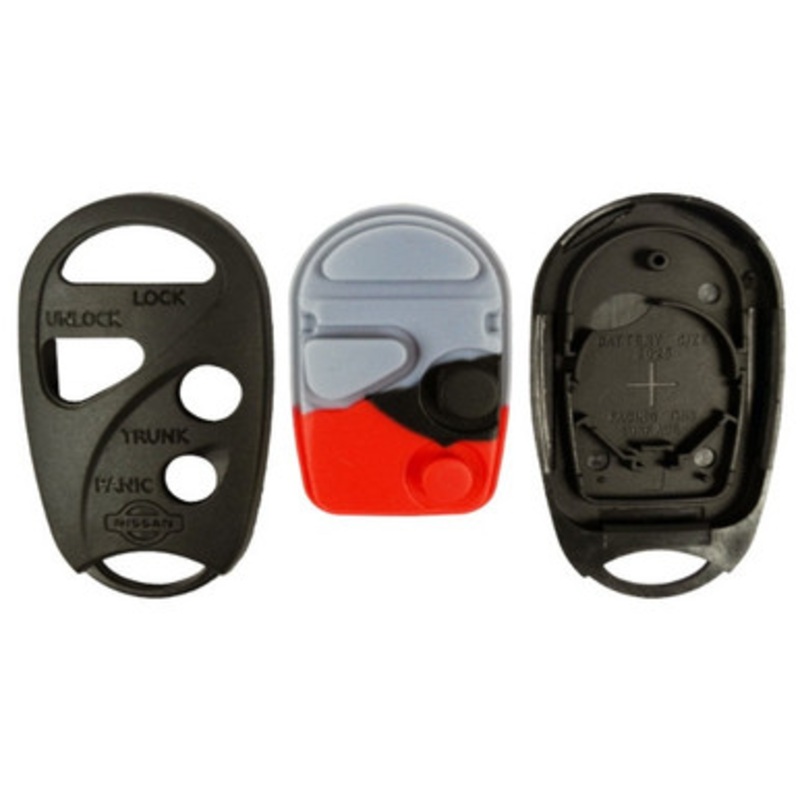 Nissan 4 Button Replacement Shell And Pad FIts SKUS 280, 286, 1505