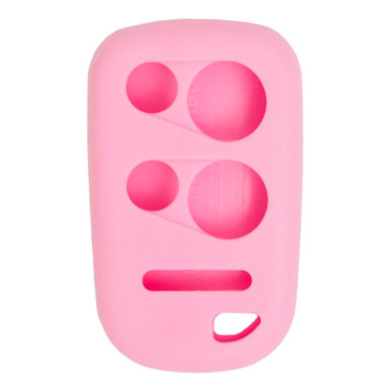 Replacement Silicone Jacket Keyless Remote Cover HNDAD65 for Honda 5 Button Remote FCC ID: OUCG8D-440H-A – Pink