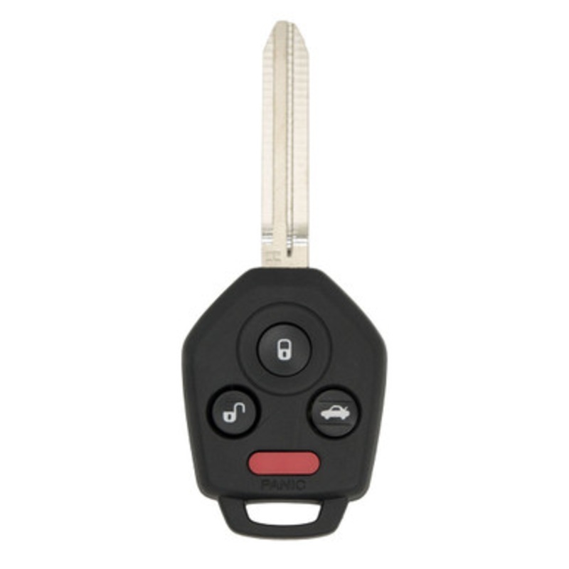 Subaru 4 Button Remote Head Key H Chip, CWTB1G077, 57497-SJ051, Gray Pod – New, OEM