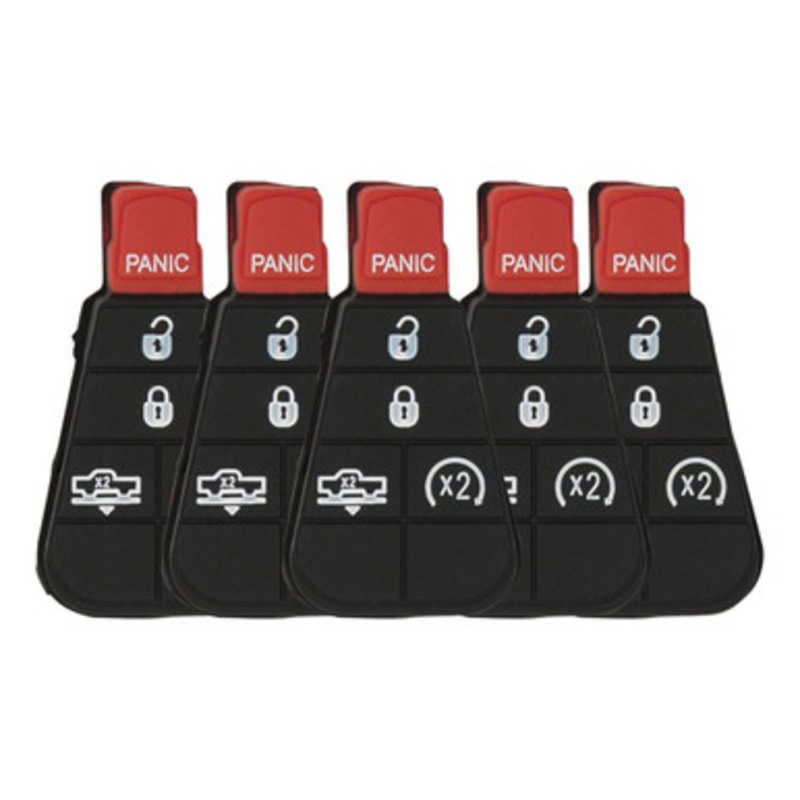 5 Button Replacement Pad for New Style POD Keys Ram GQ4-53T – 5 PACK
