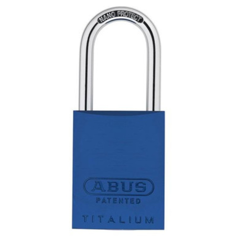 ABUS TITALIUM 83 Series 83AL/40 S2 Padlock Without Cylinder 1.5-inch Blue