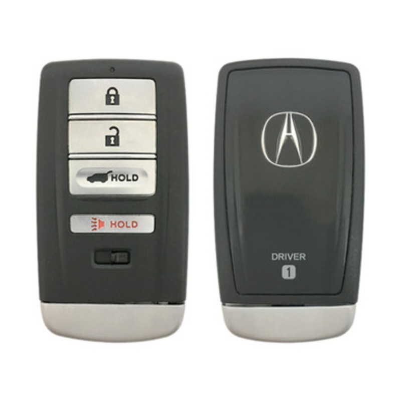 Acura 4 Button Driver 1 Smart Key KR5V1X, 72147-TZ5-A01, 315 MHz – Refurbished, Grade A