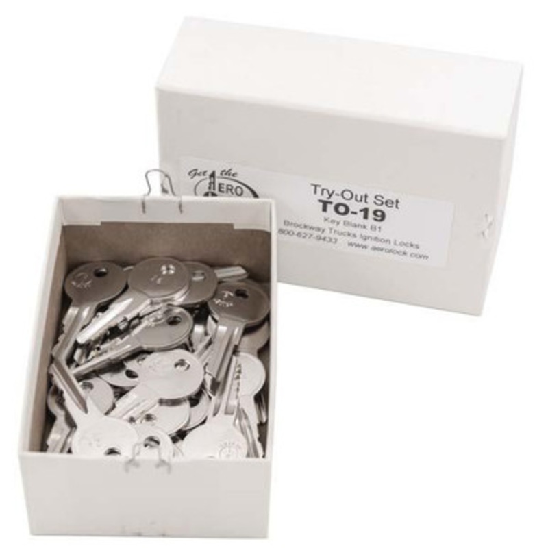 Aero Lock B1 Tryout Keys For Briggs & Stratton Accessory Gas Caps & Big Trucks-Peterbilt, Kenworth – 32 Keys
