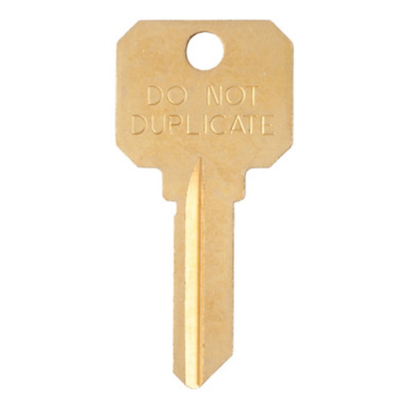 ILCO DND SC4 Schlage Do Not Duplicate Key Blank – Brass – 50 Pack