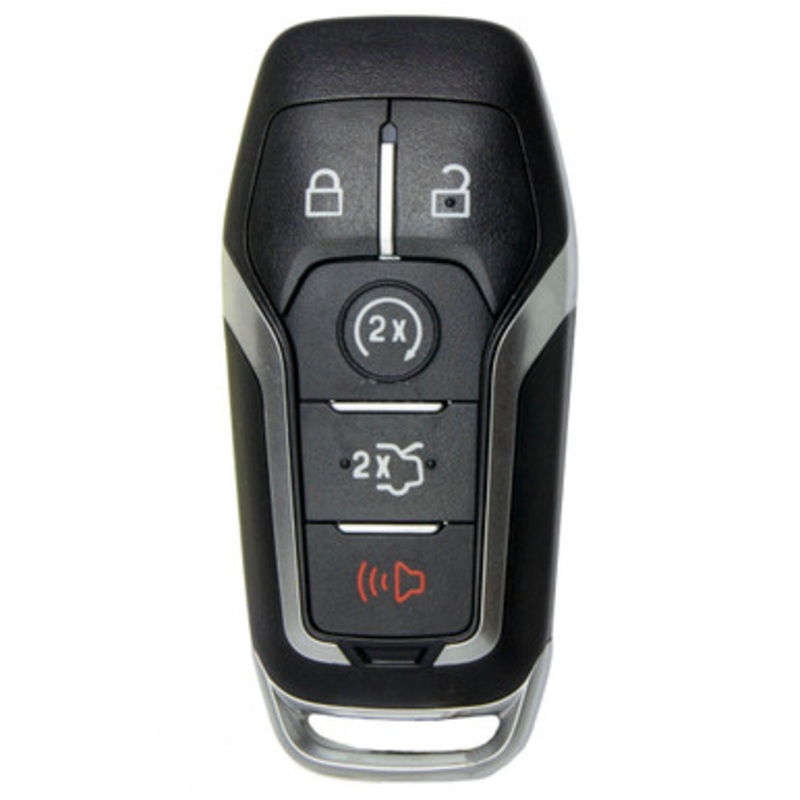 Keyless2Go Ford Lincoln 5-Button Smart Key M3N-A2C31243300 164-R7989 902 MHz, Premium Aftermarket, FRD-KP5-047-AFB-ZZZZ-001