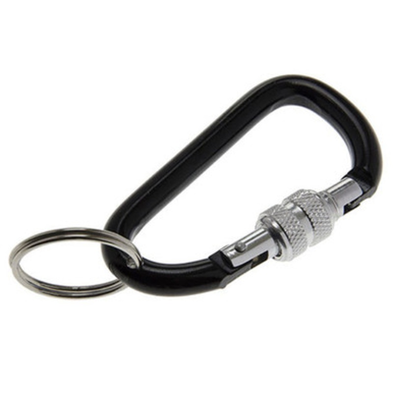 Lucky Line UTILICARRY Locking Carabiner C-CLIP ASSORTED – 15 Pcs – Display Box