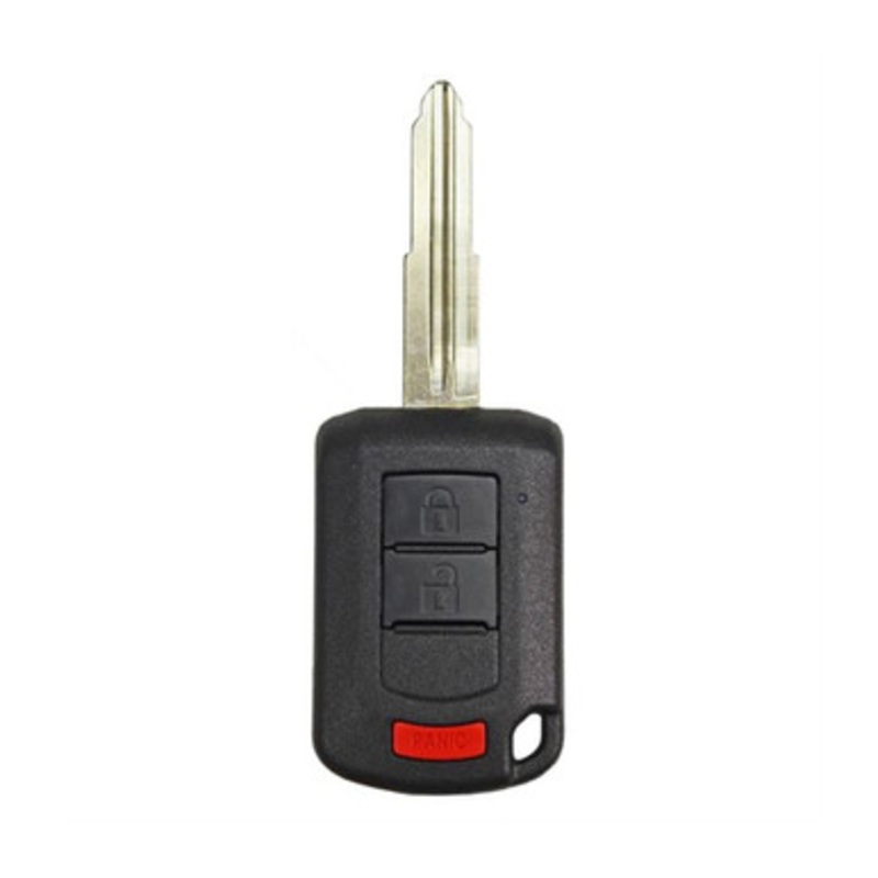 Mitsubishi 3 Button Remote Head Key OUCJ166N, 6370B944, Model: 07, 315 MHz – Refurbished, Recase