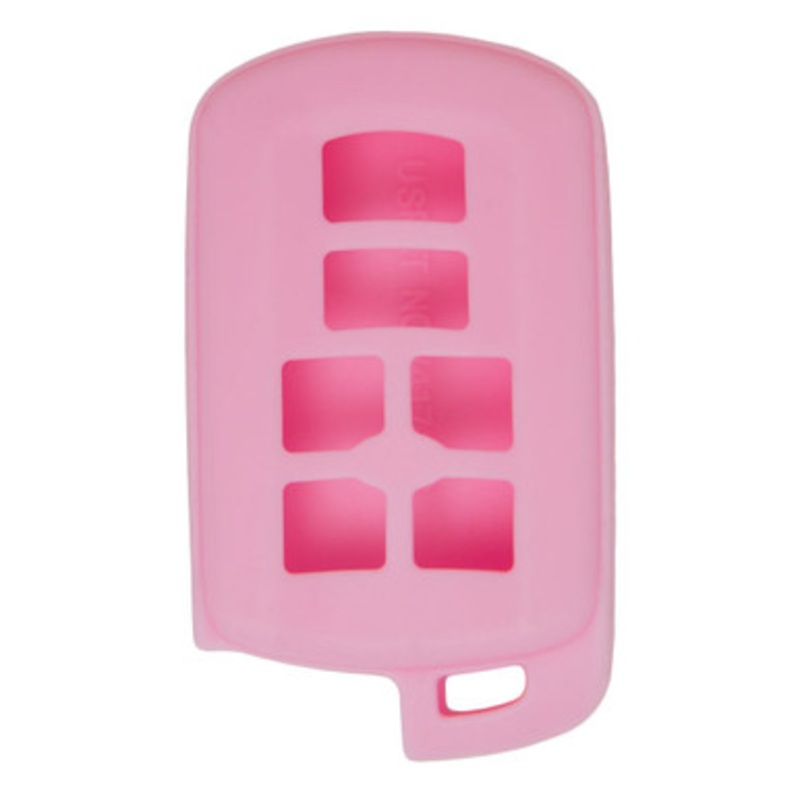 Replacement Silicone Jacket Keyless Remote Cover TYOTAG86 for Toyota Sienna 6 Button Smart Key Proximity Remote FCC ID: HYQ14ADR – Pink