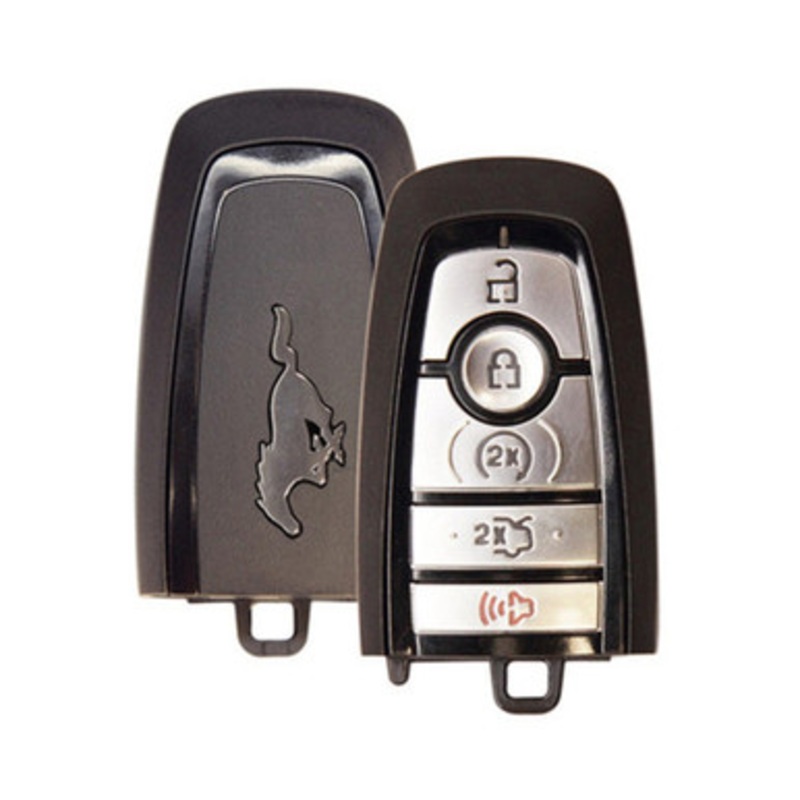 STRATTEC Pony Logo (5929505) 164-R8162 5-Button Smart Key for Ford Mustang (902 MHZ) – 2 Way