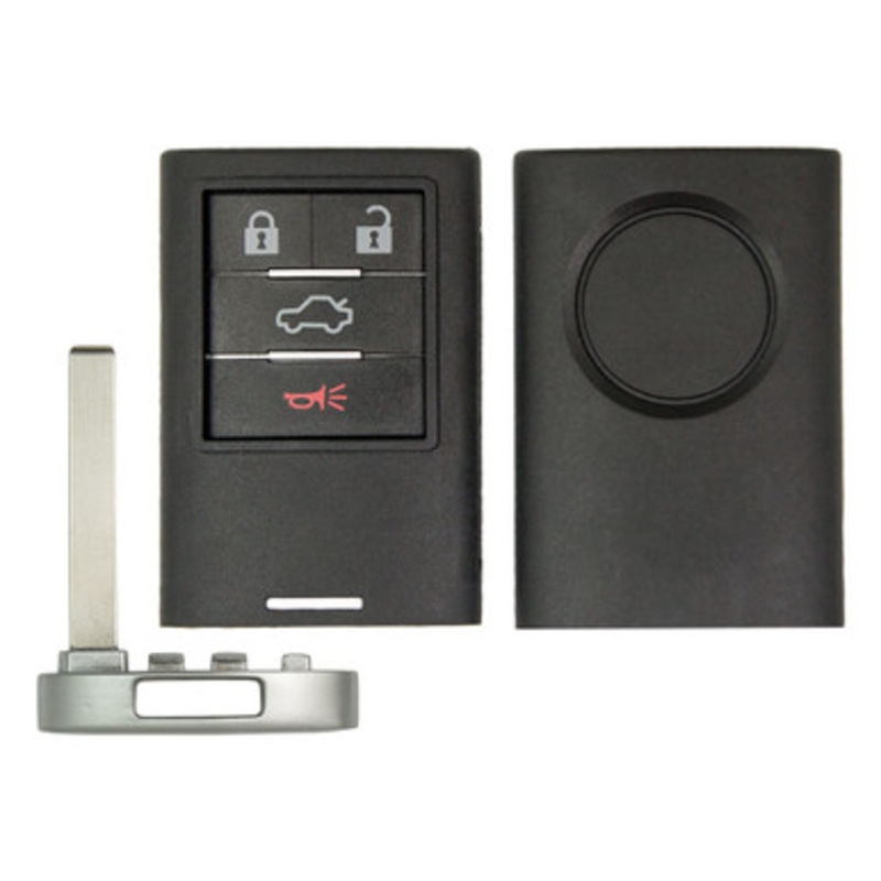 4 Button Shell For Cadillac Smart Proximity Remote Key NBG009768T
