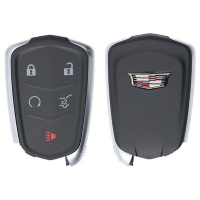 Cadillac 5 Button Smart Key HYQ2ES, 13522879, 433 MHz – Refurbished, Grade A