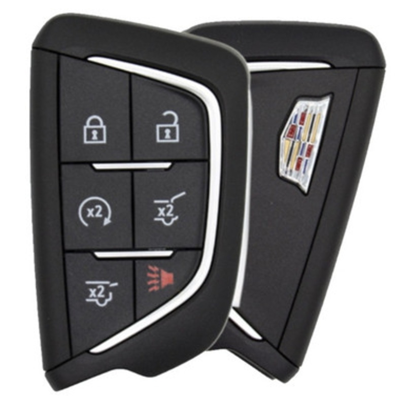 Cadillac 6 Button Smart Key YGOG20TB1, 13541571, 433 MHz – Refurbished, Grade A