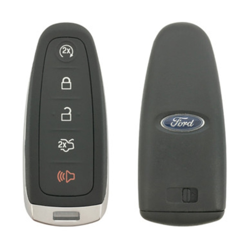 Ford 5 Button Smart Key M3N5WY8609, 164-R8092, 315 MHz with 164-R8041 Insert – Refurbished, Grade A