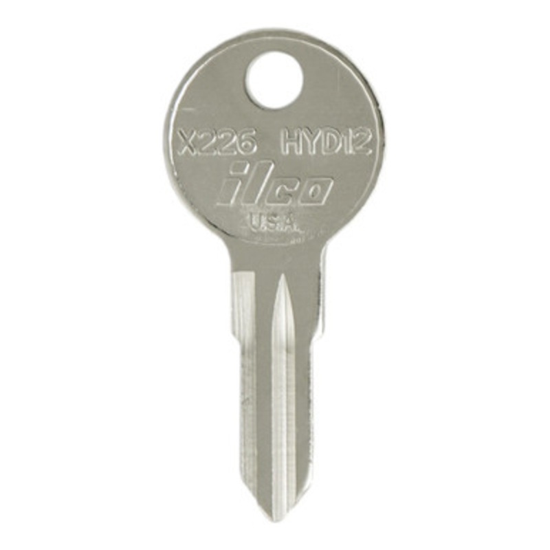 ILCO AF01505002 HYD12 Motorcycle Mechanical Key, Pack of 10