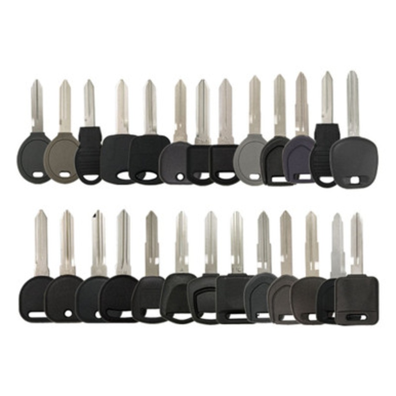 Keyless2Go Starter Pack of Replacement Transponder Keys – Standard