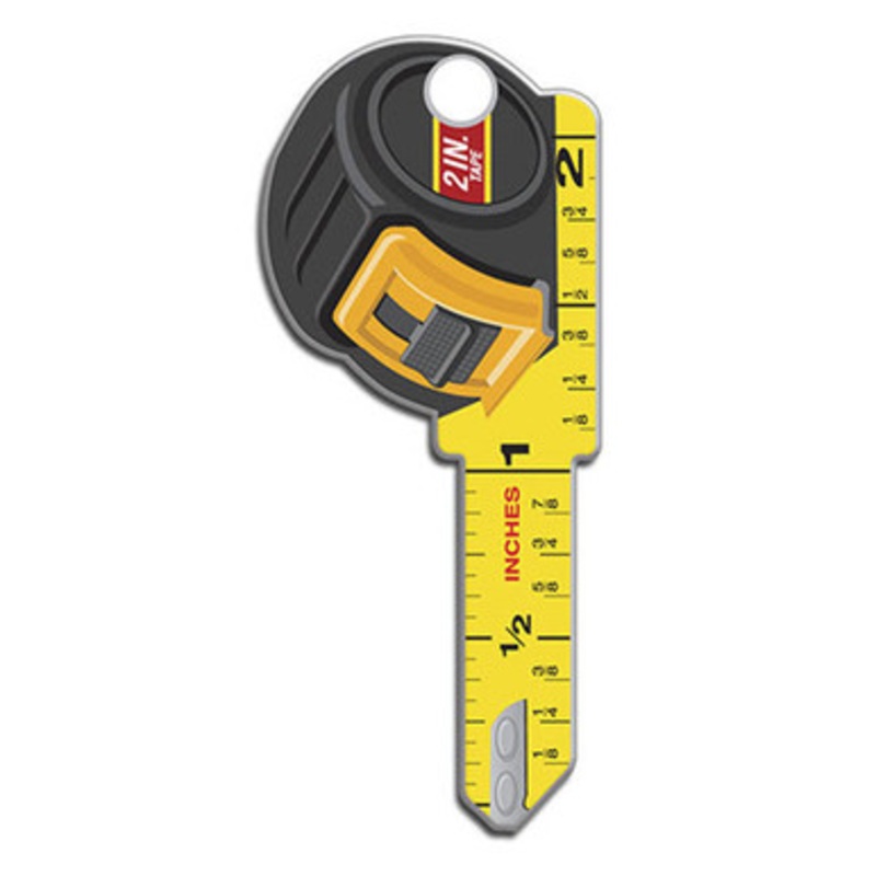 Lucky Line Key Shapes Tape Measure  – 5 Pack – Kwikset KW