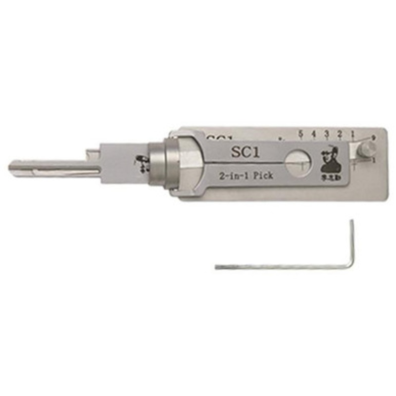 Original Lishi 2-in-1 Tool SC1 for Schlage Locks – Anti-Glare