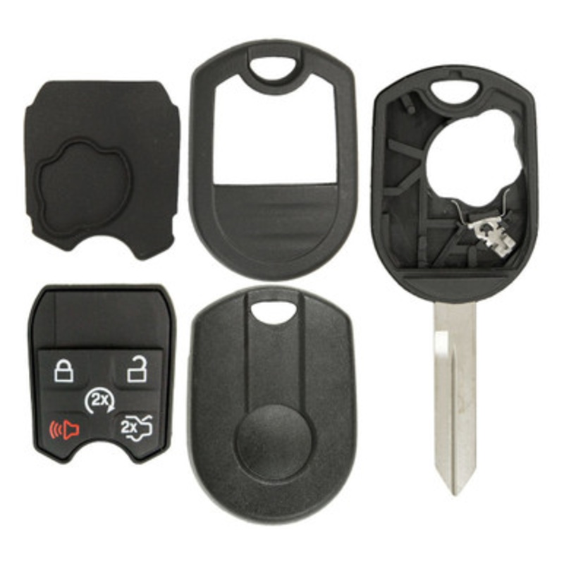 Remote Head Key Shell for Ford 164-R8000 – 5 Button – New Style – Standard Blade