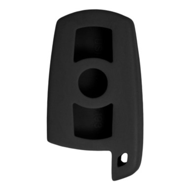 Replacement Silicone Jacket Keyless Remote Cover BMWJ23 for BMW 3 Button Smart Key FCC ID: KR55WK49147 – Black