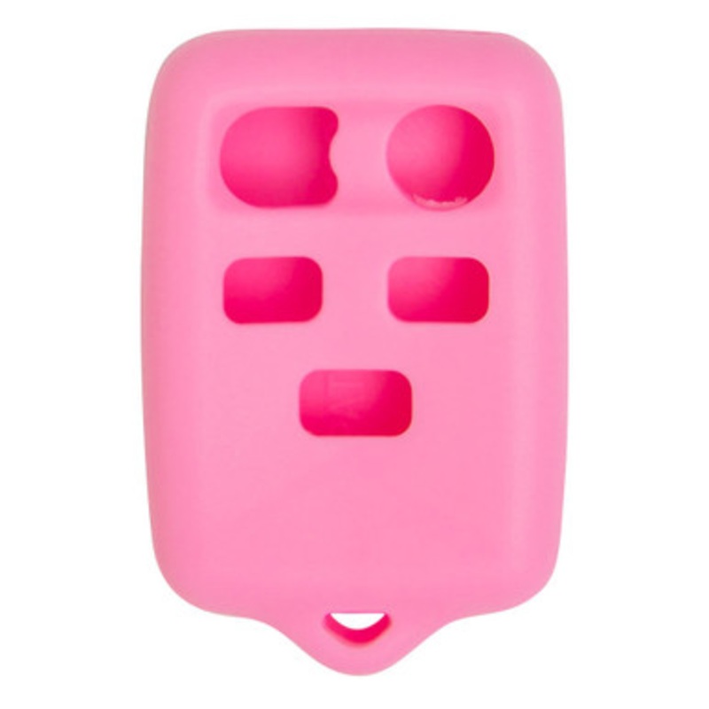 Replacement Silicone Jacket Keyless Remote Cover FRDB65 for Ford 5 Button Remote FCC ID: CWTWB1U511 – Pink
