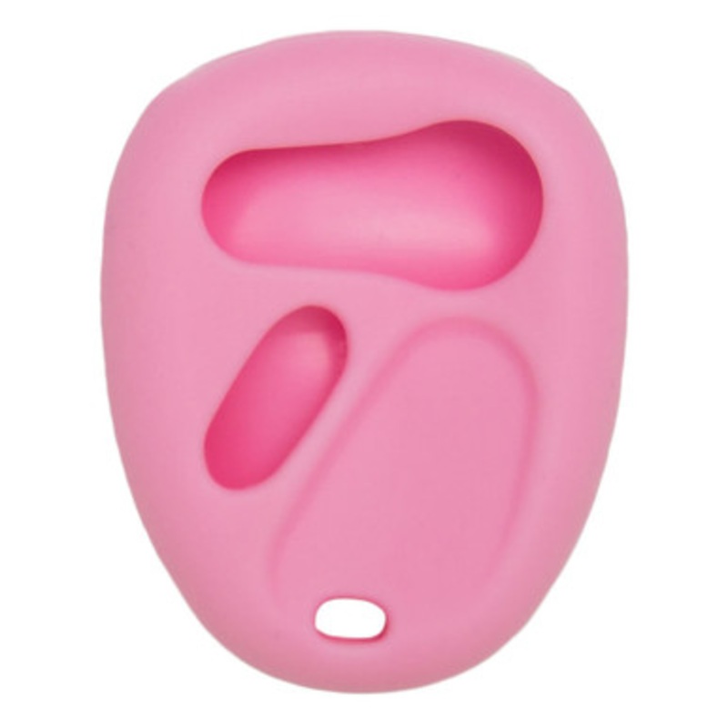 Replacement Silicone Jacket Keyless Remote Cover GMC13 for GM – Pink