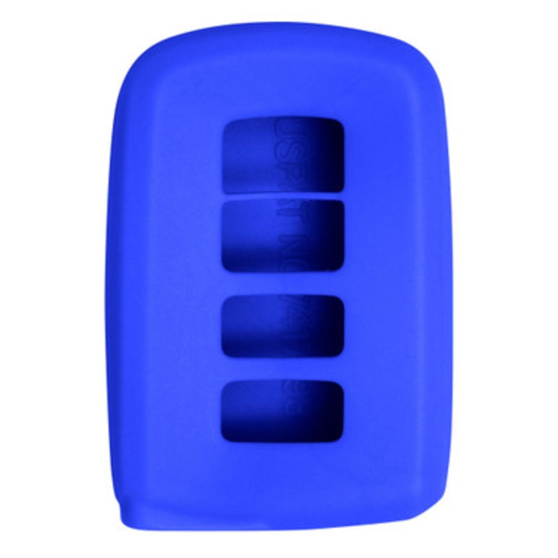 Replacement Silicone Jacket Keyless Remote Cover TYOTAG104 for Toyota 4 Button Smart Key Remote FCC ID: HYQ14FBA – Blue