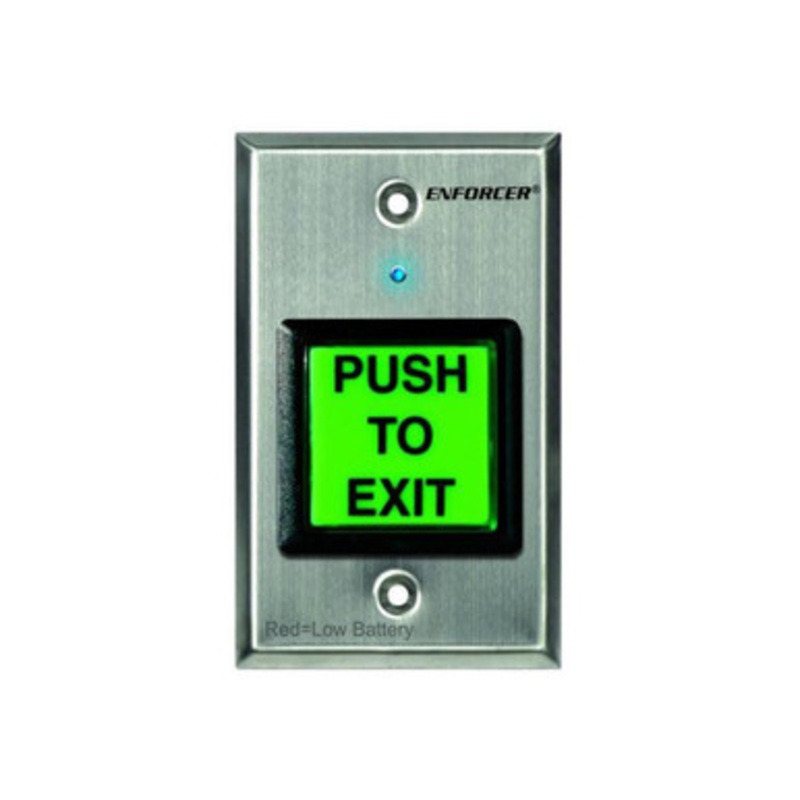Seco-Larm Single-Gang RF Wireless Request-to-Exit Plate