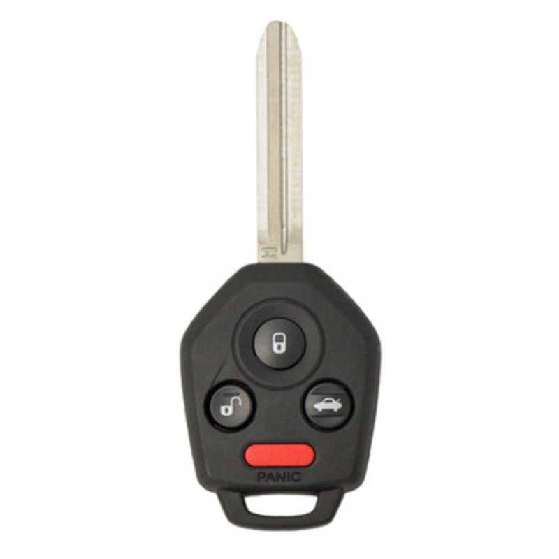 Subaru 4 Button Remote Head Key CWTB1G077 / 57497-FL00A / B110 / H Chip – Black Pod – New