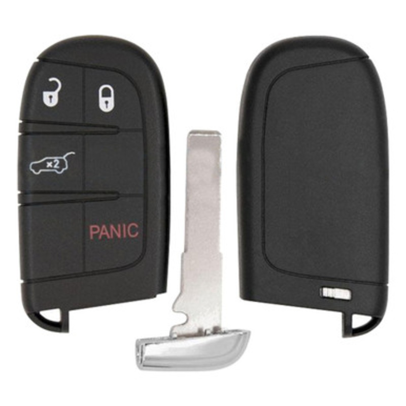 4 Button Shell For Jeep Compass Smart Proximity Remote Key M3N-40821302