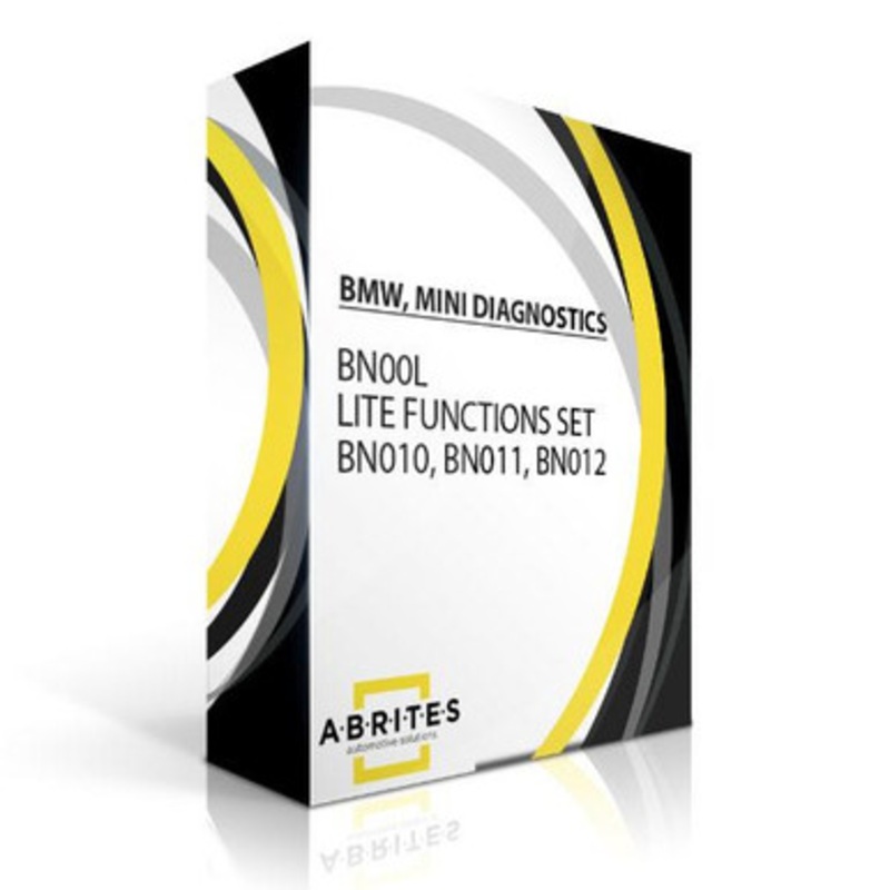 ABRITES BMW Special Functions Set Lite BN010, BN011, BN012 – Software
