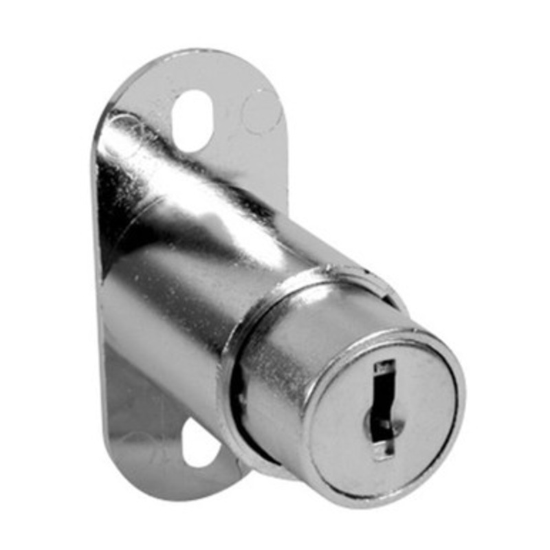 Compx C8043 Sliding Doors Lock Plunger 1 C415A Keyed Alike, 14A Bright Nickel