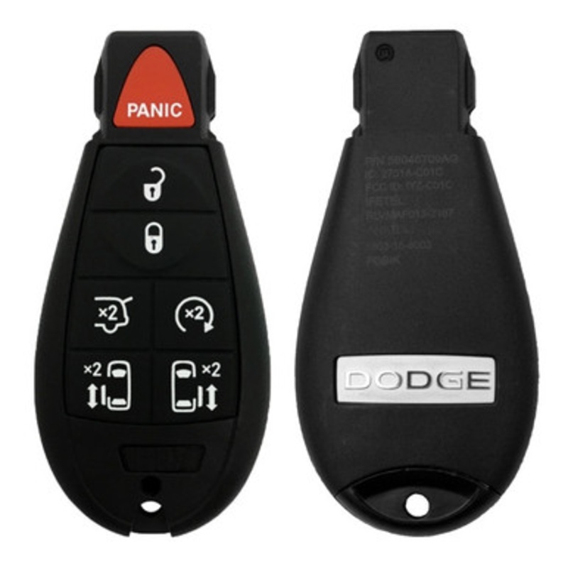 Dodge 7 Button Fobik Smart Key IYZ-C01C, 56046708, 433 MHz – New OEM