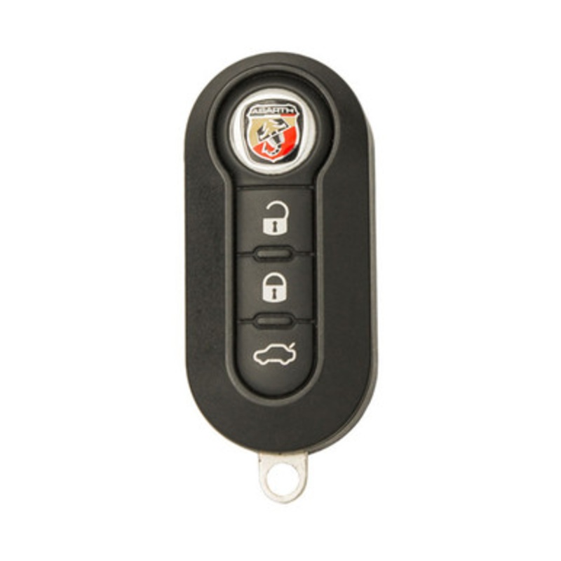 Fiat ABARTH 3 Button Remote Flip Key LTQF12AM433TX 2ADFTF12AM433TX – Refurbished B 182185