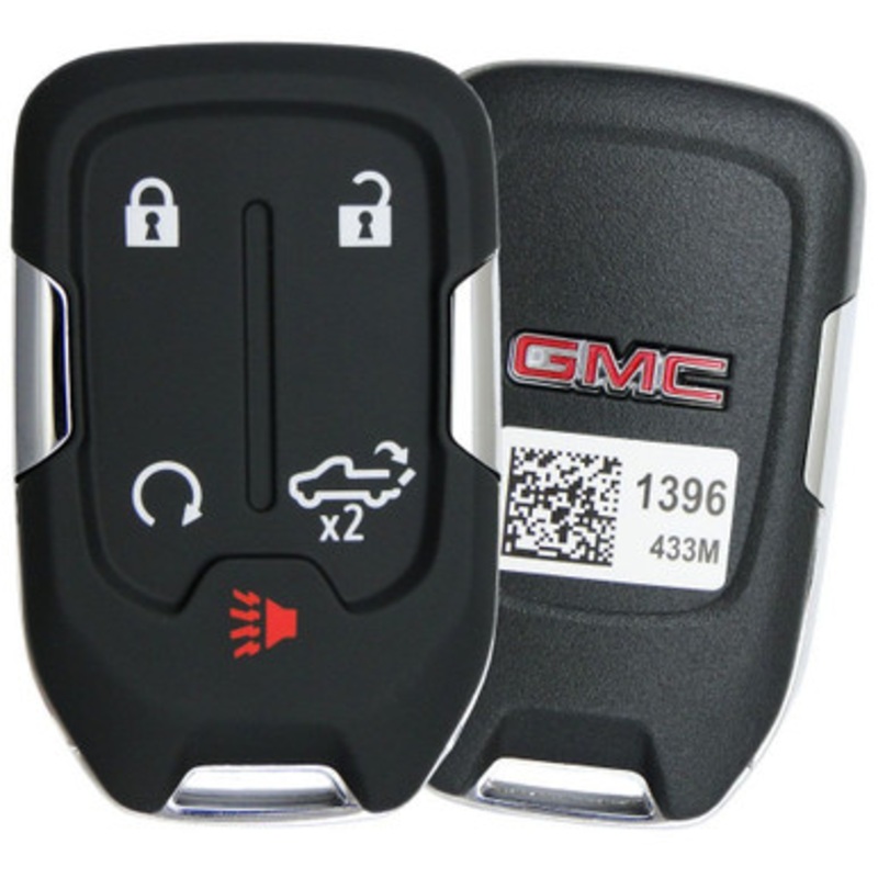 GMC 5 Button Smart Key HYQ1EA, 13591396, 433 MHz – Refurbished, Grade A