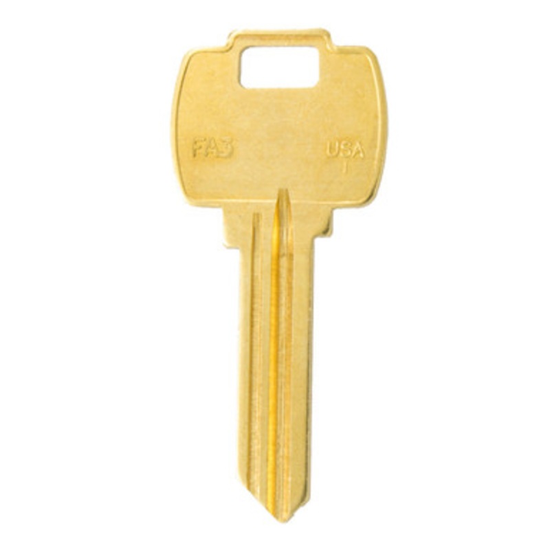 ILCO FA3 A1054WD Key Blank – Brass – 50 Pack