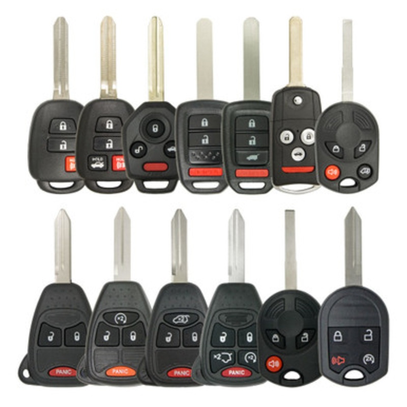 Keyless2Go Starter Pack of Replacement Remote Head Keys – Version 2