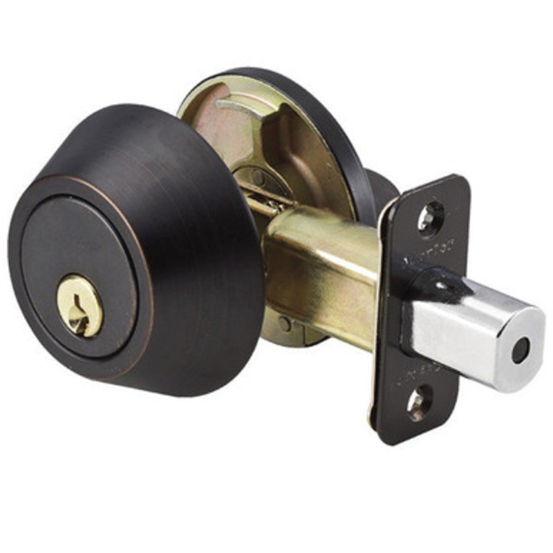 Master Lock DS0612PKA4S Single Cylinder Deadbolt SC1 – Grade 3 – Aged Bronze