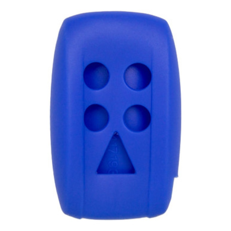 Replacement Silicone Jacket Keyless Remote Cover JAGR15 for Jaguar 5 Button Proximity Smart Key Remote  FCC ID: KR55WK49244 – Blue