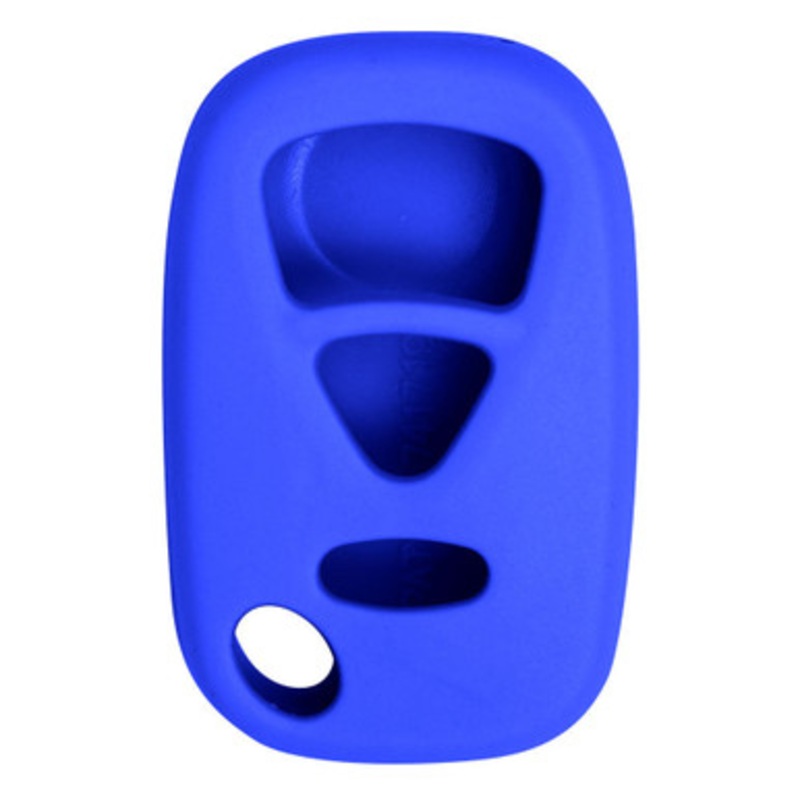 Replacement Silicone Jacket Keyless Remote Cover SUZIQ13 for Suzuki 3 Button Remote FCC ID: KBRTS005 – Blue