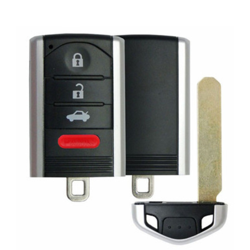Acura 4-Button Smart Key Memory 2, M3N5WY8145, 72147-TK4-A81, 315 MHz, Refurbished Recase