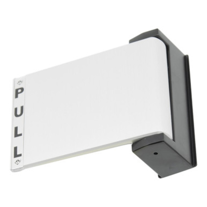 Adams Rite 4590 Deadlatch Paddle For 4300/4500/4900 Deadlatch Series  – Push To Right – 1-3/4 Inch Doors – Clear Anodized