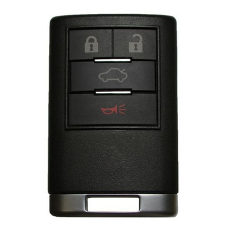 Cadillac 4 Button Remote OUC6000066, OUC6000223, 25840557 – Refurbished, Grade A