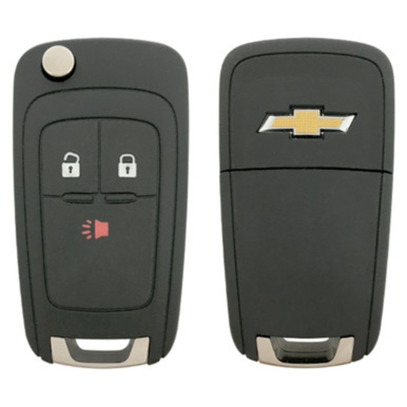 Chevrolet 3 Button Remote Flip Key A2GM3AFUS03, 95233524, 315 MHz – Refurbished, Grade A