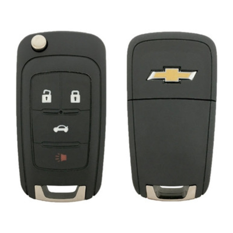 Chevrolet 4 Button Proximity Remote Flip Key OHT05918179, 13500318, 315 MHz – New OEM