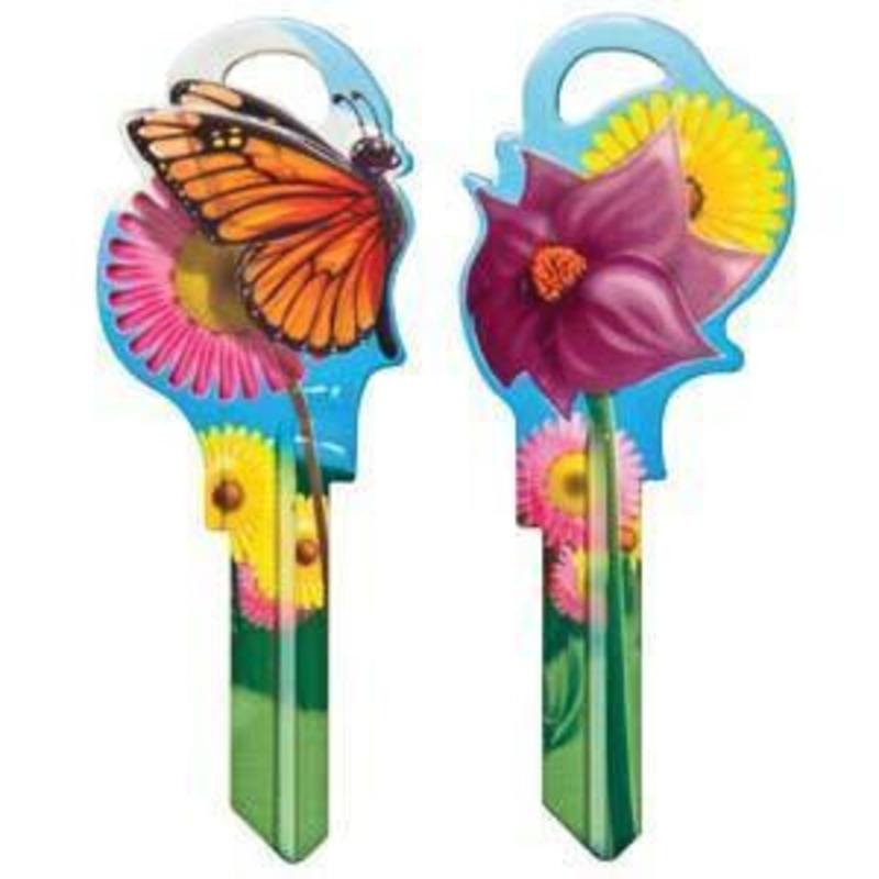 ILCO Key Personali-Keys Mates FLORAL KW – 5 PACK