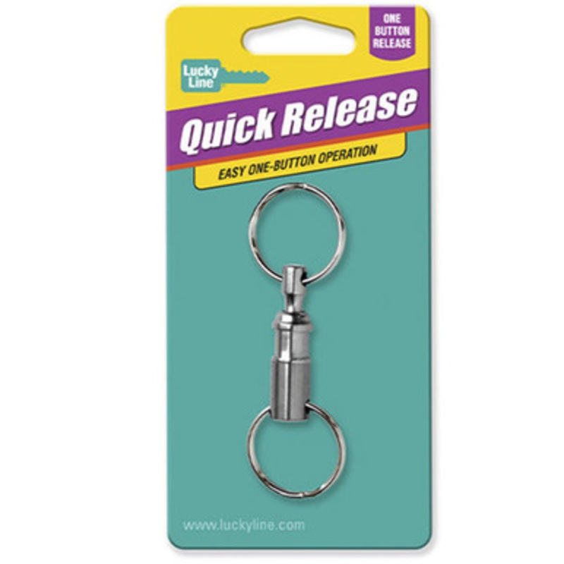 Lucky Line Quick Release Nickel-Plated Color ASSORTED – 5 PACK